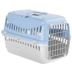 Контейнер-переноска MP Bergamo Gipsy 1 Small Metal для собак та котів 46x31x32см блакитний