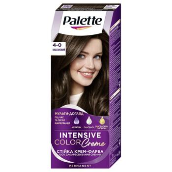 Schwarzkopf Palette Intensive Color Creme N3 (4-0) Middle Brown - buy, prices for COSMOS - photo 1