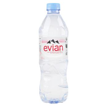 Вода минеральная Evian негазированная 0,5л
