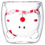 Пиала Olens Медвежонок двойное стекло 50мл