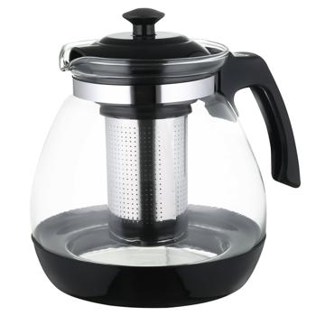 Teapot stainless steel 1600ml - buy, prices for Supermarket "Kharkiv" - photo 1