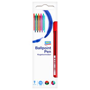 Aro Ballpoint Pen 0.7mm 10pcs in assortment - buy, prices for METRO - photo 2