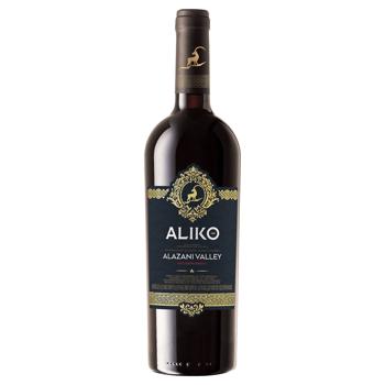 Вино Aliko C&W Алазанська Долина червоне напівсолодке 9-13% 0,75л - купити, ціни на Ідеал - фото 1