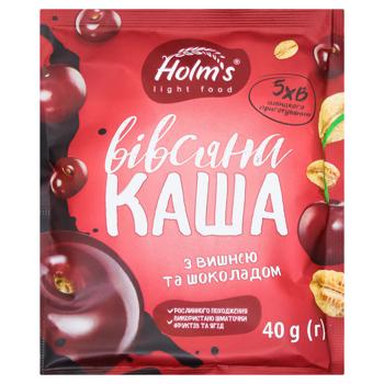 Holm's Oatmeal with Cherries and Chocolate 40g - buy, prices for EKO Market - photo 1
