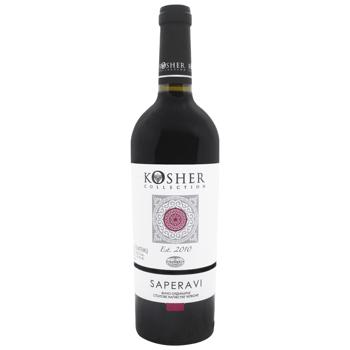 Kosher Collection Saperavi Red Semidry Wine 9.5-14% 0.75l