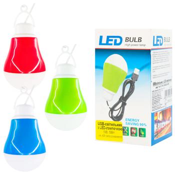 Світильник Dengos USB LED-BULB-5V5W - купити, ціни на МегаМаркет - фото 1