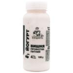 Йогурт-пробиотик Азорель Вишня 4% 180г