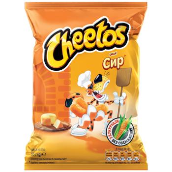 Палички кукурудзяні Cheetos зі смаком сиру 55г - купити, ціни на КОСМОС - фото 1