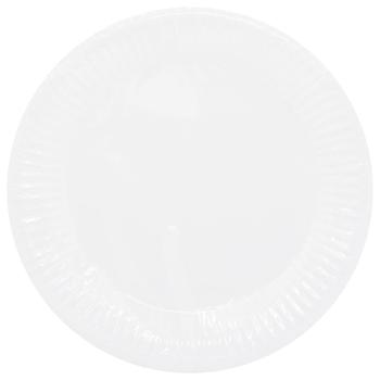 ZED Set of White Disposable Paper Plates 23cm 10pcs - buy, prices for EKO Market - photo 1