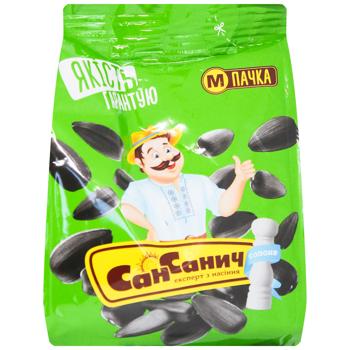 Семена подсолнечника Сан Саныч жареные соленые 100г - купить, цены на КОСМОС - фото 3