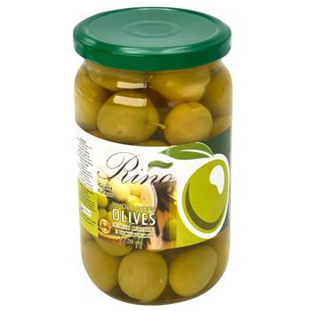 Rino Green Olives with Pit 400g - buy, prices for Supermarket "Kharkiv" - photo 1