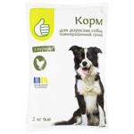 Корм сухий Auchan з курятиною для доорслих собак 2кг