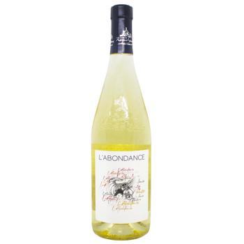 L'abondance Dry White Wine 12% 0.75l - buy, prices for COSMOS - photo 1