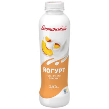 Йогурт Яготинский Персик 1,5% 520г - купить, цены на Auchan - фото 1