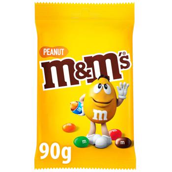 Драже M&M's з арахісом та молочним шоколадом 90г - купити, ціни на КОСМОС - фото 2