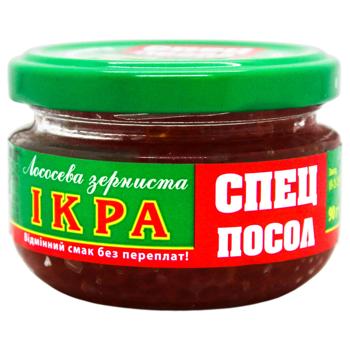 Ікра Спецпосол лососева зерниста 90г - купити, ціни на За Раз - фото 1