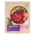 Purina One Sensitive Dry Food with Salmon and Rice for Small Breed Dogs with Sensitive Digestion 800g