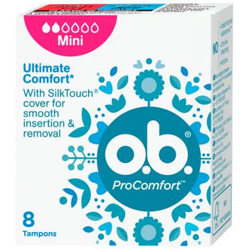 Тампони O.B.® ProComfort міні 8шт - купити, ціни на Таврія В - фото 1