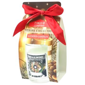 PAKO-IF Verona Collection Pine-Almond Candle in Glass - buy, prices for Vostorg - photo 1