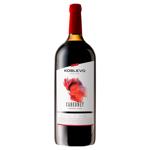 Koblevo Cabernet Red Dry Wine 9-14% 1.5l