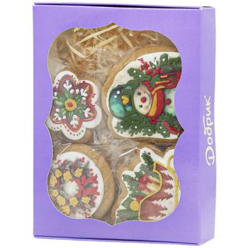 Dobryk Sweet New Year's Moments Gingerbread Set 4pcs - buy, prices for Auchan - photo 1