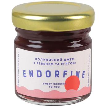Джем Endorfine полуничний з ревенем та м'ятою 44г - купити, ціни на Чудо Маркет - фото 1