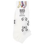 V&T Smiling Kittens Short Children's Socks s.20-22 Milky