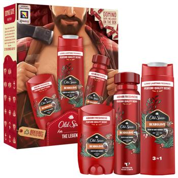 Набір подарунковий Дезодорант твердий Old Spice Bearglove 50мл + Дезодорант аерозольний Old Spice Bearglove 150мл + Гель для душу Old Spice Bearglove 2в1 250мл - купити, ціни на Таврія В - фото 2