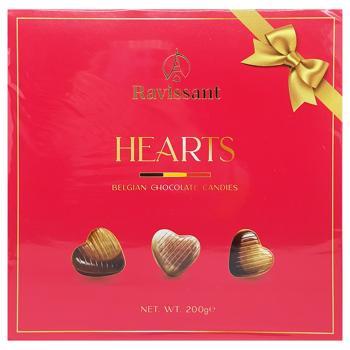 Цукерки Ravissant Серця 200г