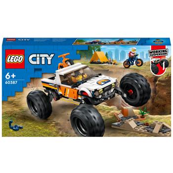 Конструктор Lego City Приключения на внедорожнике 4x4 60387 - купить, цены на NOVUS - фото 1