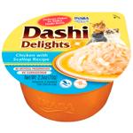 Лакомство для кошек Inaba Dashi Delights с курицей и морским гребешком 70г
