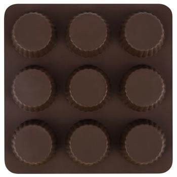 Форма для выпекания кексов Lessner Chef Choco квадратная силиконовая для 9шт 25х25х3см - купить, цены на Cупермаркет "Харьков" - фото 3