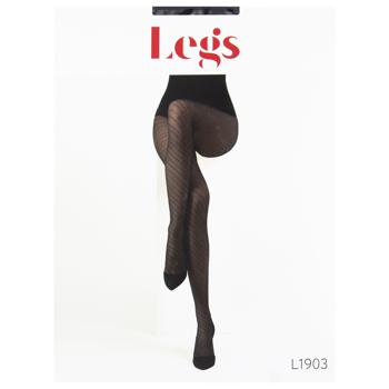 Колготки Legs Spirale Pois Nero жіночі 1/2р L1903 - купити, ціни на МегаМаркет - фото 1