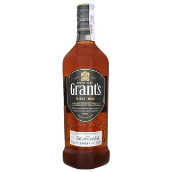 Віскі Grant`s Triple Wood Smoky 40% 0,7л - купити, ціни на Епіцентр FOOD - фото 1