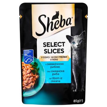 Sheba Select Slices Wet Food with Ocean Fish for Cats 85g - buy, prices for NOVUS - photo 1
