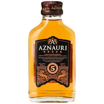 Aznauri Brandy 5 Years 40% 100ml - buy, prices for NOVUS - photo 3
