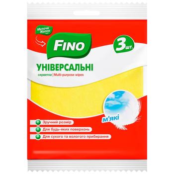 Салфетки кухонные Fino вискозные универсальные 3шт - купить, цены на NOVUS - фото 3