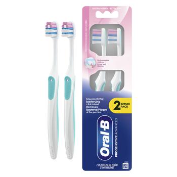 Зубна щітка Oral-B Pro-Sensitive Advanced 2шт - купити, ціни на КОСМОС - фото 2
