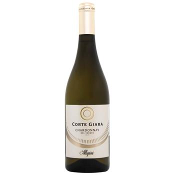 Вино Corte Giara Chardonnay белое сухое 13% 0,75л - купить, цены на МегаМаркет - фото 1