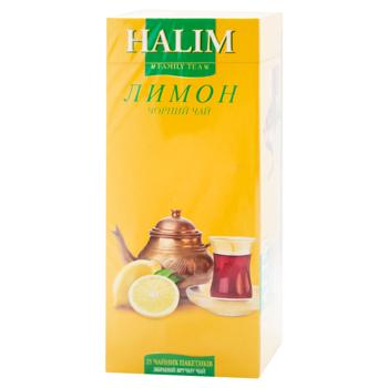 Чай черный Halim Лимон 1,5г*25шт - купить, цены на ЕКО Маркет - фото 1
