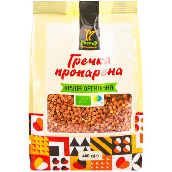 Крупа гречка Екород пропарена органічна 400г - купити, ціни на КОСМОС - фото 2