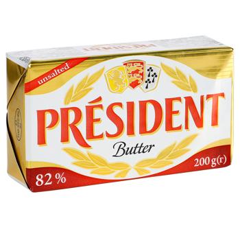 Масло President кислосливочное несоленое 82% 200г - купить, цены на Biotus - фото 2