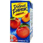 Dobryi Ranok Peach Juice 1l