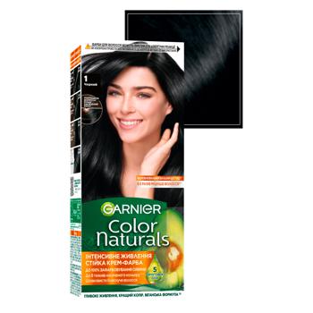 Фарба для волосся Garnier Color Naturals 1 Чорний - купити, ціни на МегаМаркет - фото 2