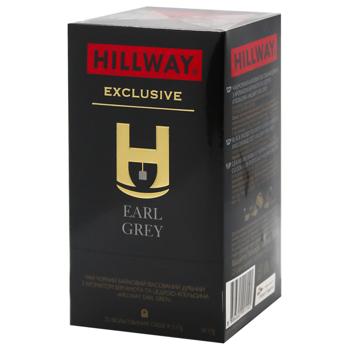 Чай черный Hillway Earl Grey с ароматом бергамота и цедрой апельсина 2г*25шт