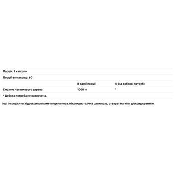 NutriCology Mastic Gum 120 capsules - buy, prices for Biotus - photo 2