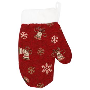 Рукавичка Прованс Дзвіночки на червоному 26*18см