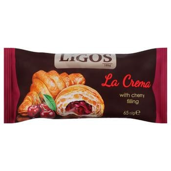 Круассан LaCrema  с вишневой начинкой 65г - купить, цены на За Раз - фото 1