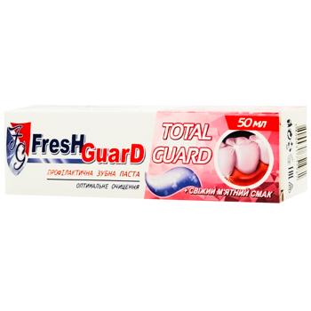 Зубная паста Fresh Guard Total Guard с мятным вкусом 50мл - купить, цены на Восторг - фото 1