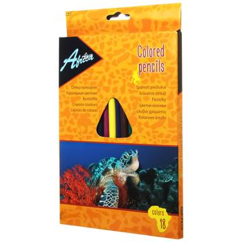 Олівці Economix Africa кольорові 18 кольорів - купити, ціни на Auchan - фото 1